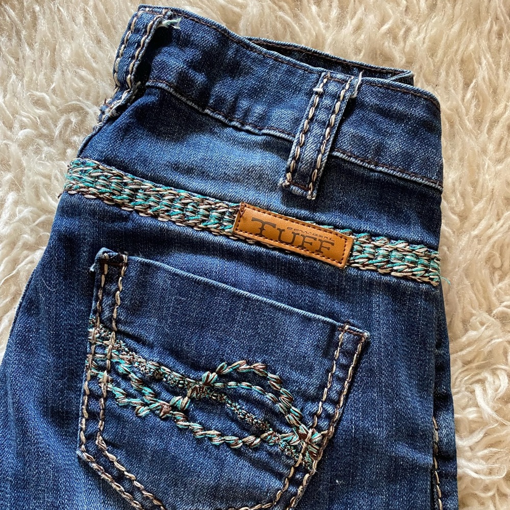 Cowgirl tuff jeans, trailblazer style